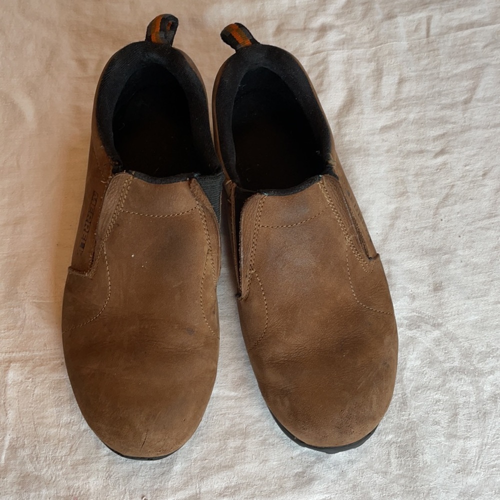 Merrell suede jungle moc slip on shoes